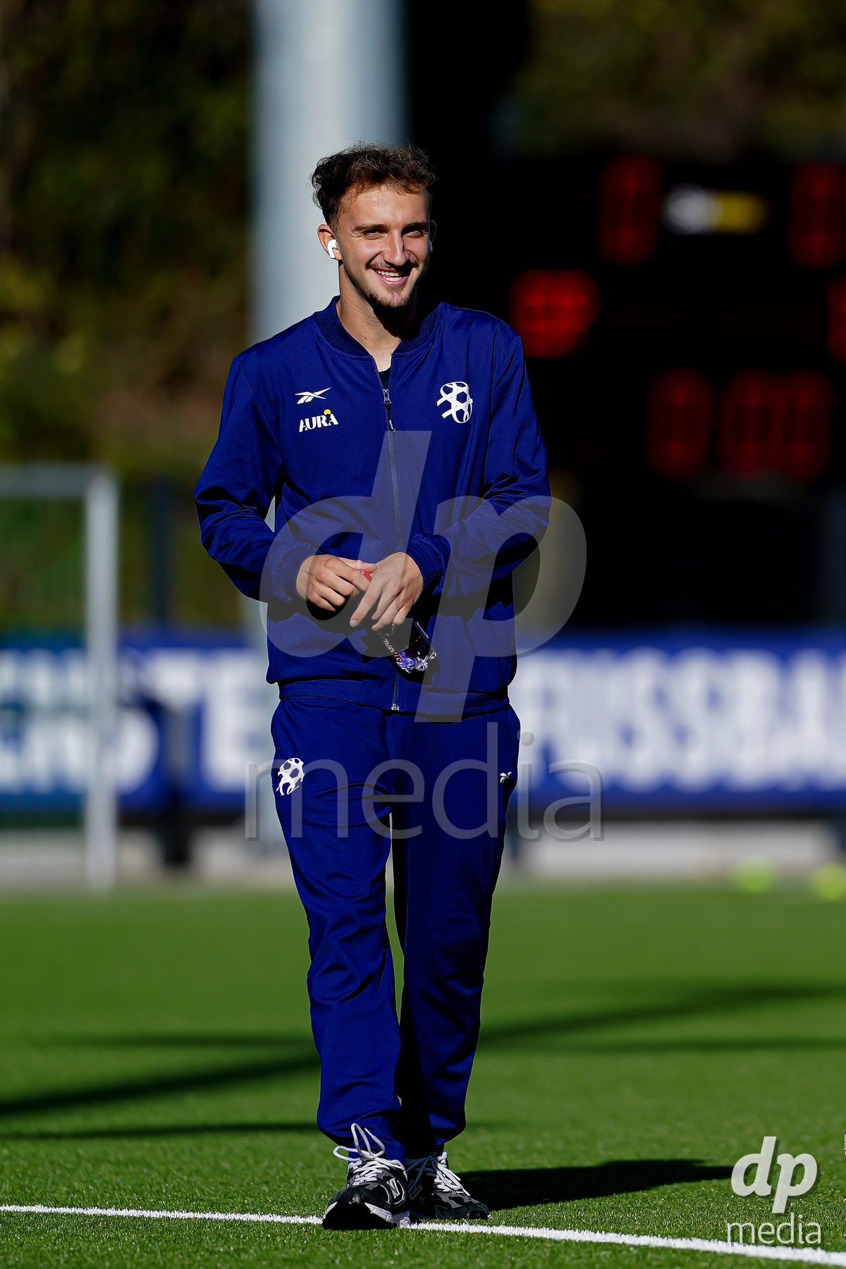 SCHAAN, LIECHTENSTEIN - OCTOBER 15: Players of Israel arrival during the UEFA European Under-17 Qualifier match between Spain and Israel at LFV Campus Rheinwiese on October 15, 2026 in Schaan, Liechtenstein.