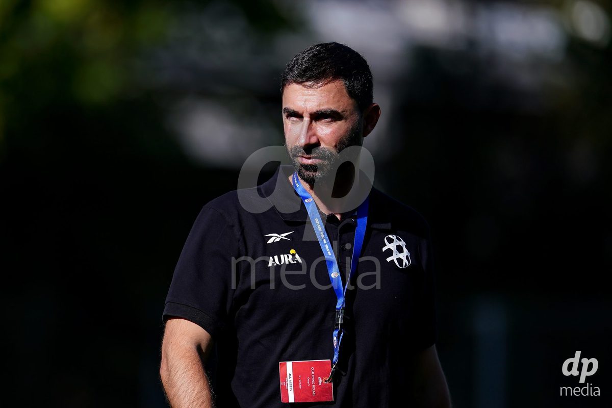 SCHAAN, LIECHTENSTEIN - OCTOBER 15: Staff of Israel during the UEFA European Under-17 Qualifier match between Spain and Israel at LFV Campus Rheinwiese on October 15, 2026 in Schaan, Liechtenstein.