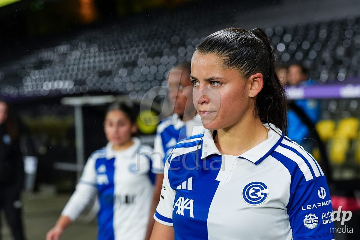 BERN, SWITZERLAND - OCTOBER 17: Luna Lemperiere of Grasshopper Club Zurich reacts dejected after the loss during the AXA Women's Super League match between BSC YB Frauen and GC Frauenfussball at Wankdorf Stadion on October 17, 2026 in Bern, Switzerland.