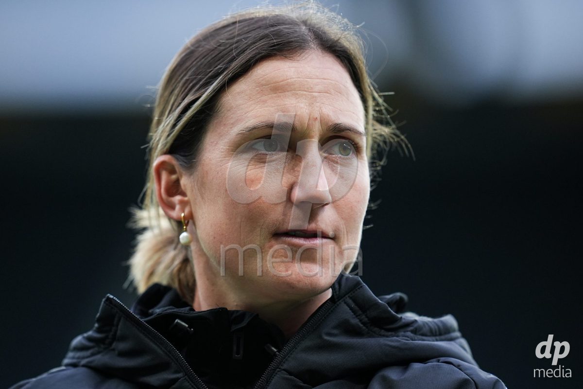 BERN, SWITZERLAND - OCTOBER 17: Portrait (headshot/close up) of Laura Vetterlein, Headcoach of GC Frauenfussball prior to the AXA Women's Super League match between BSC YB Frauen and GC Frauenfussball at Wankdorf Stadion on October 17, 2026 in Bern, Switzerland.