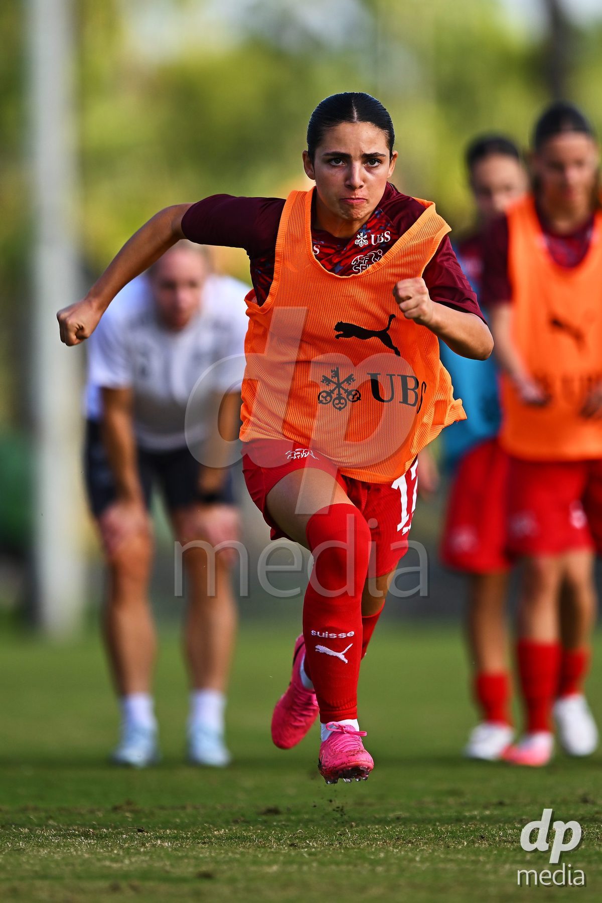 OLIVA NOVA, SPAIN - OCTOBER 22: International Women's Friendly match between Hungary U17 and Switzerland U17 at Oliva Nova Sports Center on October 22, 2026 in Oliva Nova, Spain.