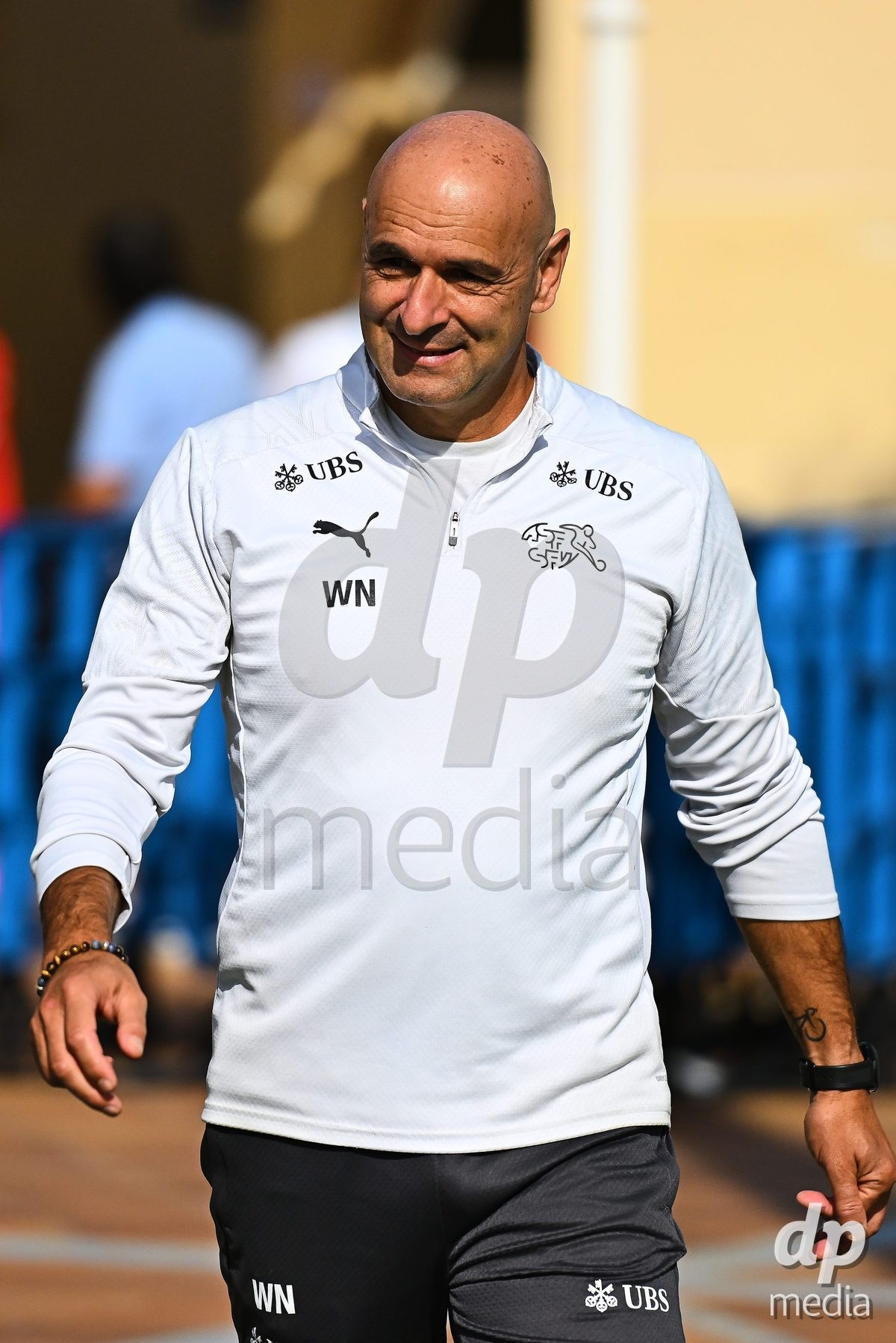 OLIVA NOVA, SPAIN - OCTOBER 22: William Niederhauser Head Coach of Switzerland during the International Women's Friendly match between Hungary U17 and Switzerland U17 at Oliva Nova Sports Center on October 22, 2026 in Oliva Nova, Spain.