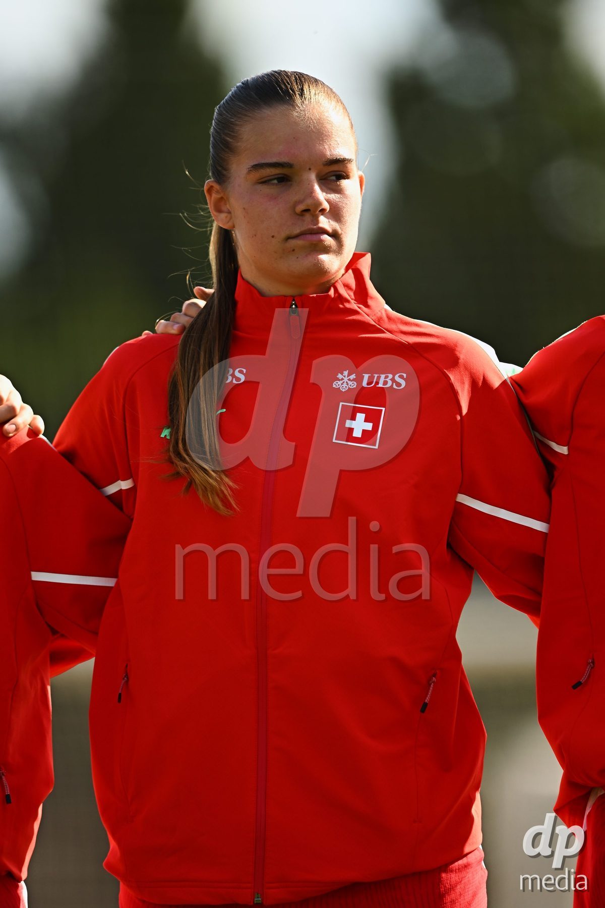 OLIVA NOVA, SPAIN - OCTOBER 22: Naira Schierz of Switzerland during the International Women's Friendly match between Hungary U17 and Switzerland U17 at Oliva Nova Sports Center on October 22, 2026 in Oliva Nova, Spain.