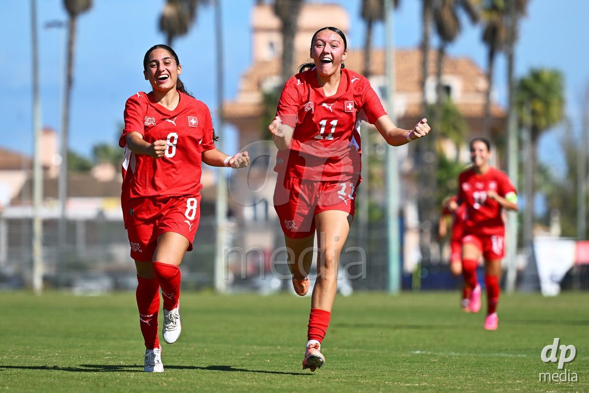 OLIVA NOVA, SPAIN - OCTOBER 22: Ilaria Nerea Maddaloni of Switzerland during the International Women's Friendly match between Hungary U17 and Switzerland U17 at Oliva Nova Sports Center on October 22, 2026 in Oliva Nova, Spain.