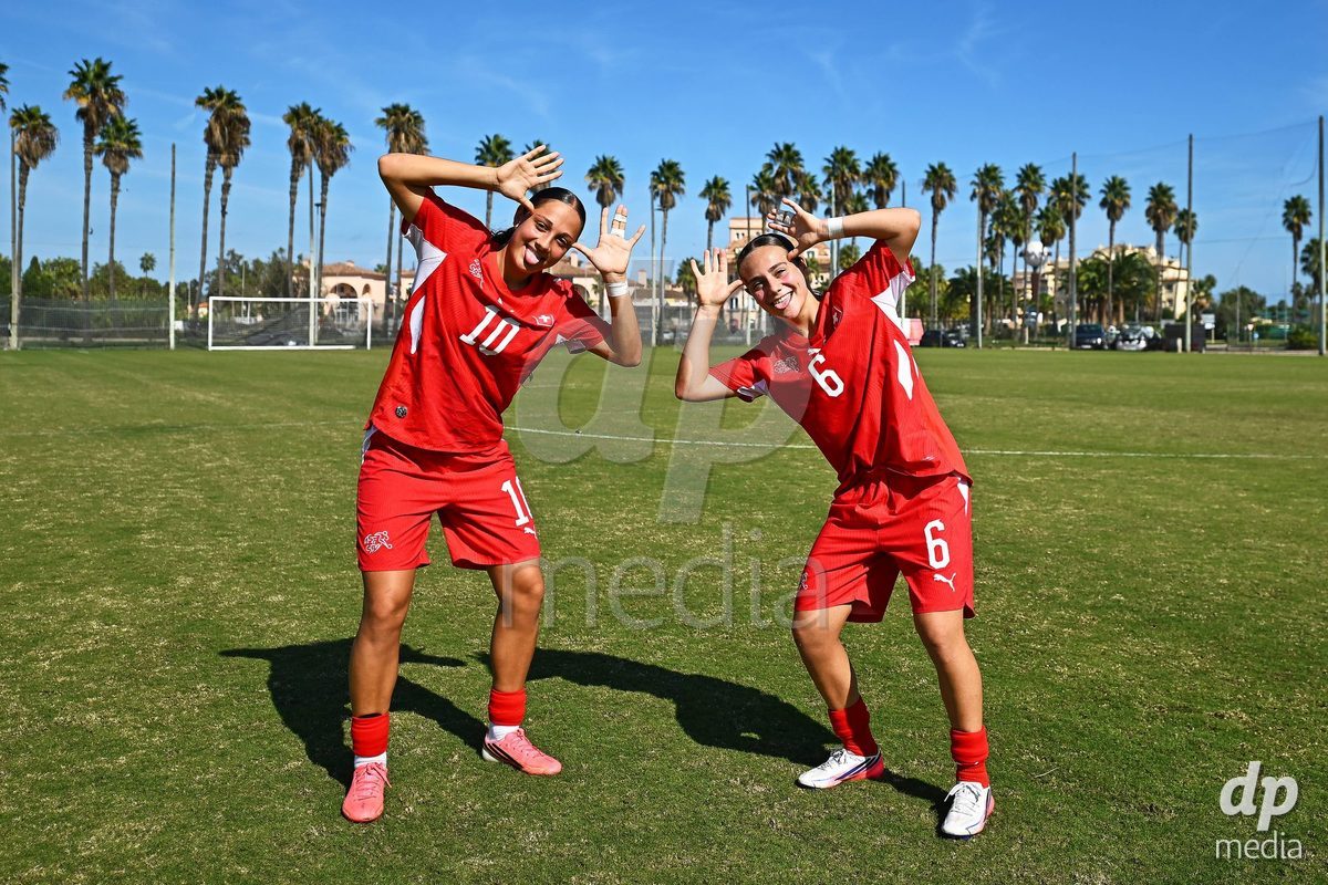 OLIVA NOVA, SPAIN - OCTOBER 22: XXXX during the International Women's Friendly match between Hungary U17 and Switzerland U17 at Oliva Nova Sports Center on October 22, 2026 in Oliva Nova, Spain.