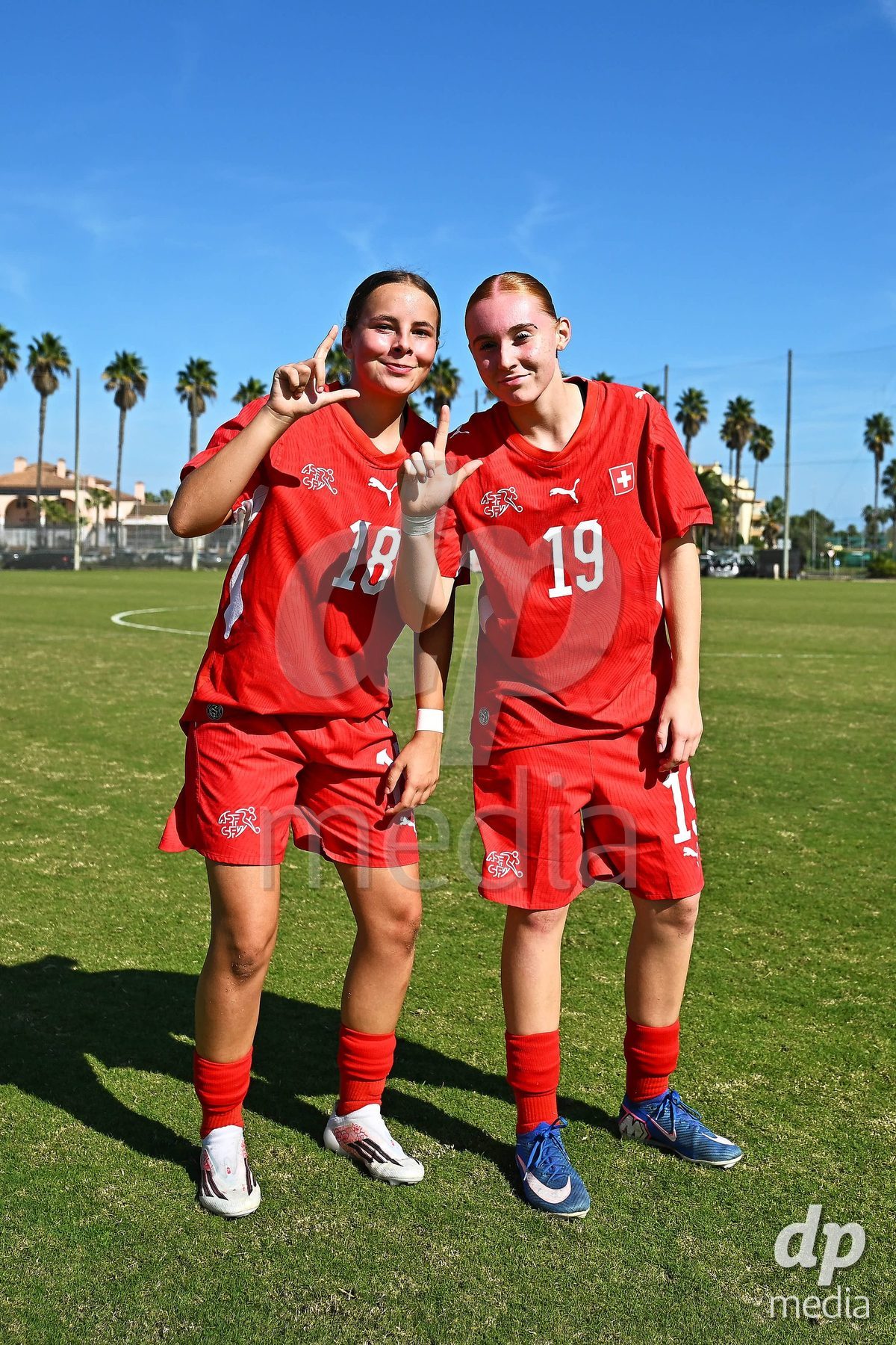 OLIVA NOVA, SPAIN - OCTOBER 22: XXXX during the International Women's Friendly match between Hungary U17 and Switzerland U17 at Oliva Nova Sports Center on October 22, 2026 in Oliva Nova, Spain.