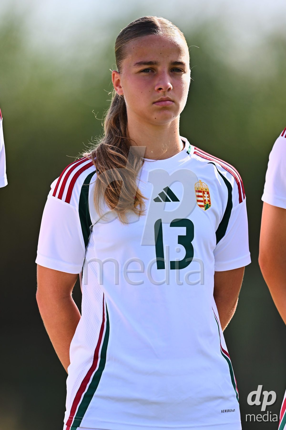 OLIVA NOVA, SPAIN - OCTOBER 22: Panna Lakatos of Hungary during the International Women's Friendly match between Hungary U17 and Switzerland U17 at Oliva Nova Sports Center on October 22, 2026 in Oliva Nova, Spain.