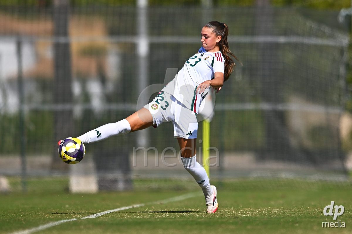 OLIVA NOVA, SPAIN - OCTOBER 22: Laura Mizsei of Hungary the International Women's Friendly match between Hungary U17 and Switzerland U17 at Oliva Nova Sports Center on October 22, 2026 in Oliva Nova, Spain.