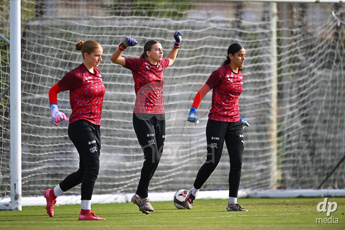 OLIVA NOVA, SPAIN - OCTOBER 24: International Women's Friendly match between Switzerland U17 and Hungary U17 at Oliva Nova Sports Center on October 24, 2026 in Oliva Nova, Spain.
