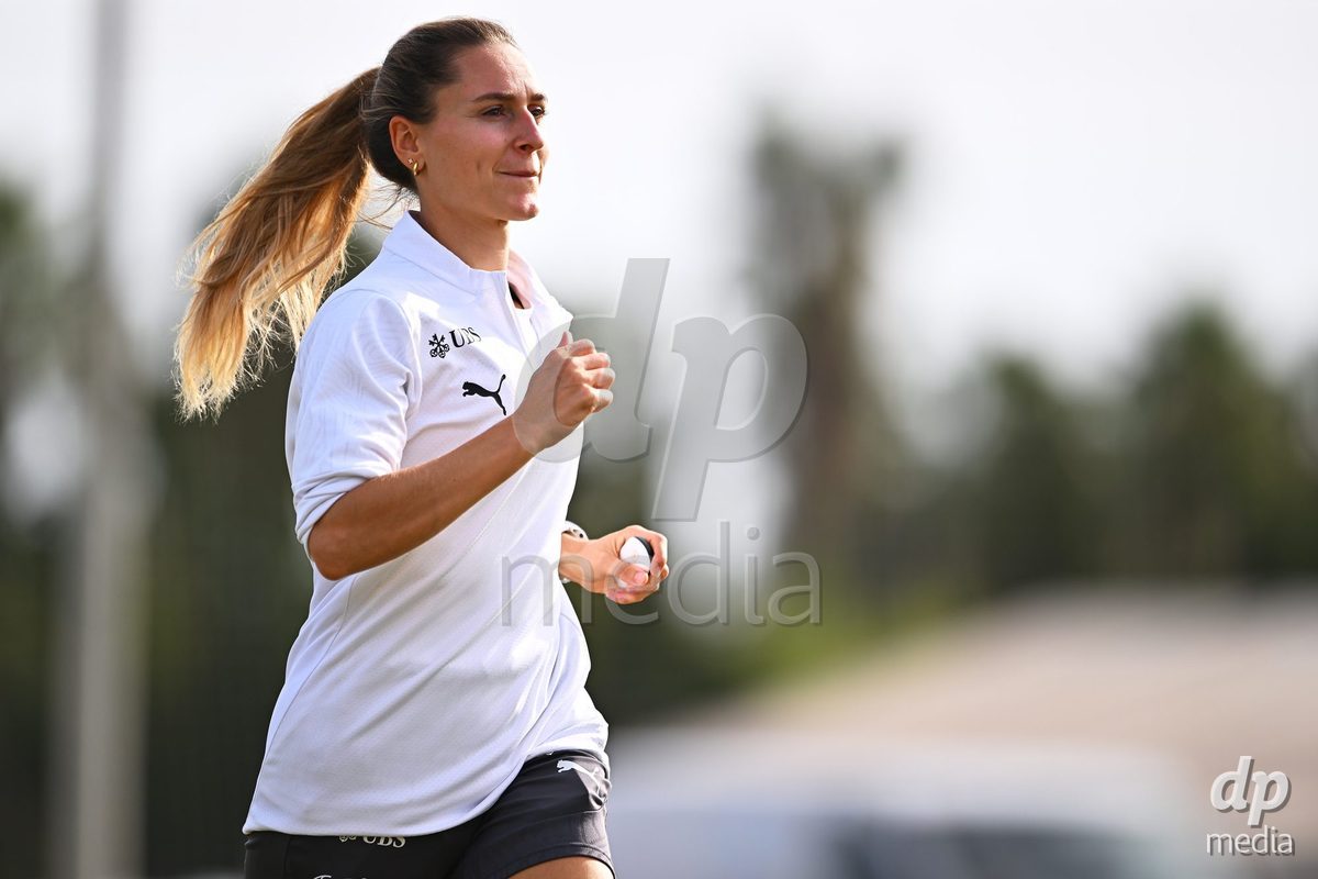 OLIVA NOVA, SPAIN - OCTOBER 24: International Women's Friendly match between Switzerland U17 and Hungary U17 at Oliva Nova Sports Center on October 24, 2026 in Oliva Nova, Spain.