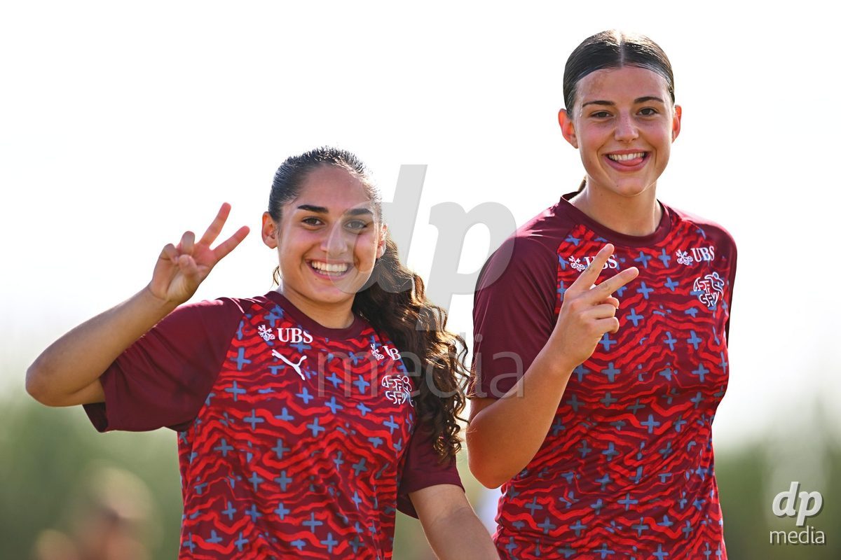 OLIVA NOVA, SPAIN - OCTOBER 24: Ilaria Nerea Maddaloni of Switzerland during the International Women's Friendly match between Switzerland U17 and Hungary U17 at Oliva Nova Sports Center on October 24, 2026 in Oliva Nova, Spain.