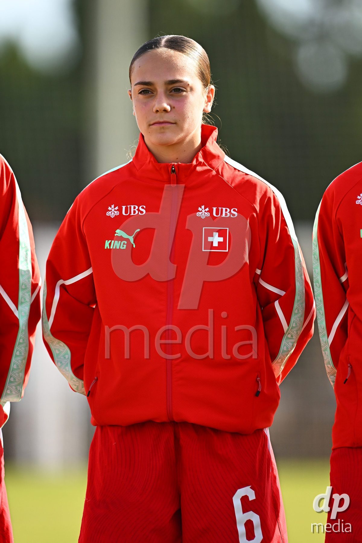 OLIVA NOVA, SPAIN - OCTOBER 24: Amelie Zorgiebel of Switzerland during the International Women's Friendly match between Switzerland U17 and Hungary U17 at Oliva Nova Sports Center on October 24, 2026 in Oliva Nova, Spain.