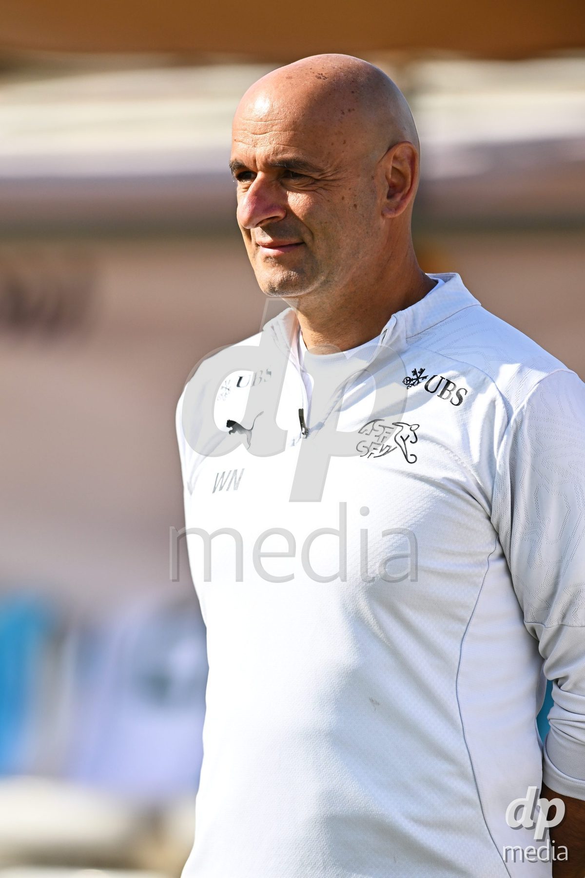 OLIVA NOVA, SPAIN - OCTOBER 24: William Niederhauser Head Coach of Switzerland during the International Women's Friendly match between Switzerland U17 and Hungary U17 at Oliva Nova Sports Center on October 24, 2026 in Oliva Nova, Spain.