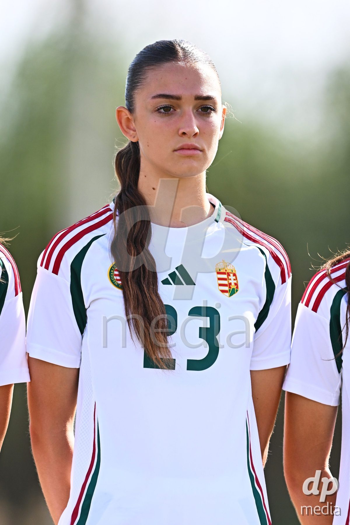 OLIVA NOVA, SPAIN - OCTOBER 24: Laura Mizsei of Hungary during the International Women's Friendly match between Switzerland U17 and Hungary U17 at Oliva Nova Sports Center on October 24, 2026 in Oliva Nova, Spain.