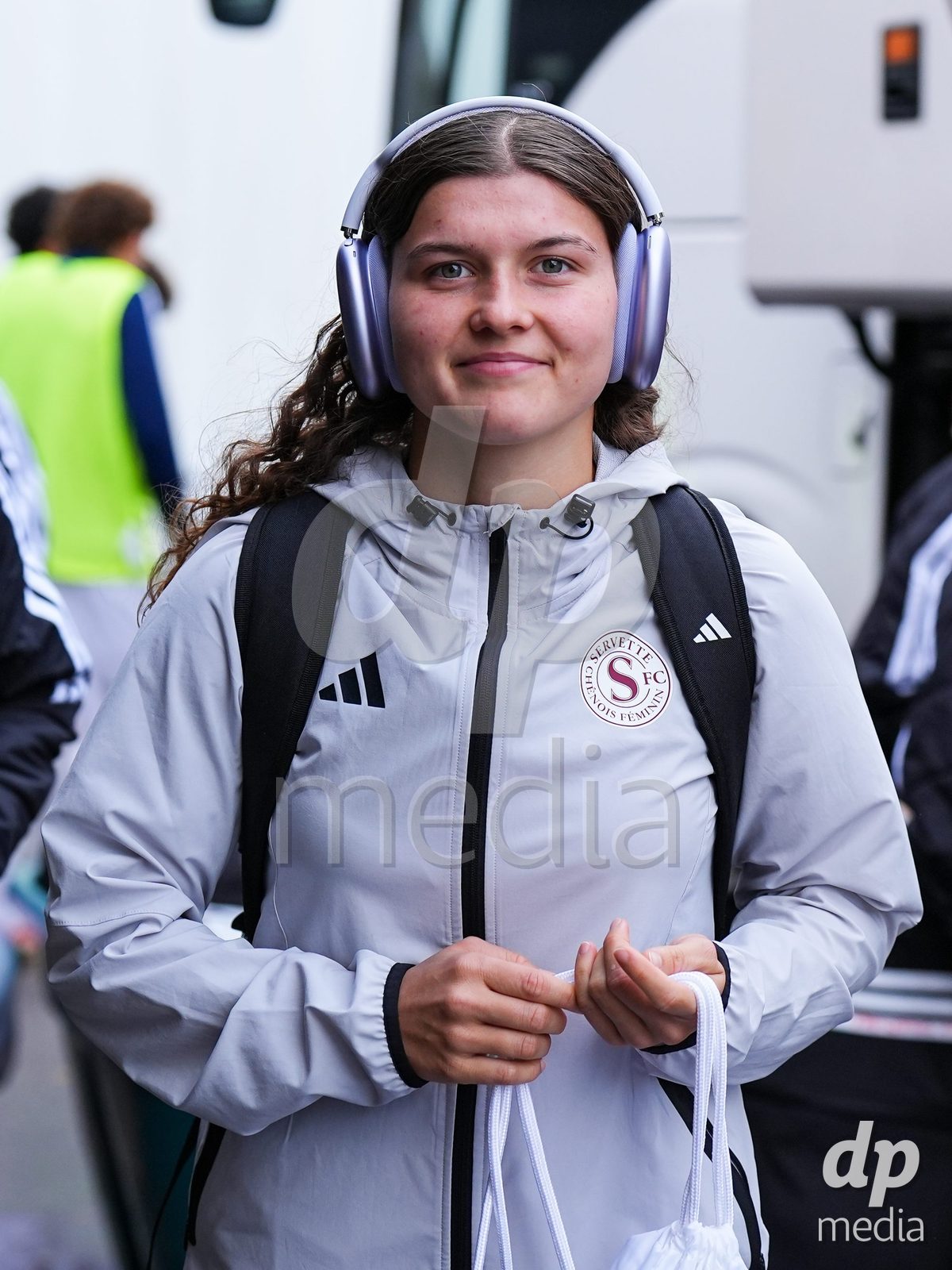 WIL, SWITZERLAND - OCTOBER 24: Players of Servette arrive prior to the AXA Women's Cup match between FC Wil 1900 and Servette FC Chenois Feminin at Lidl Sportpark on October 24, 2026 in Wil, Switzerland.