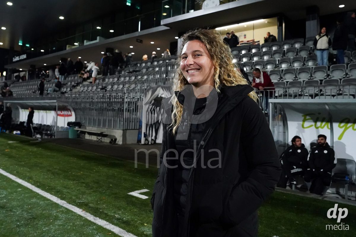 WIL, SWITZERLAND - OCTOBER 24: Marta Peiro of Servette after the victory during the AXA Women's Cup match between FC Wil 1900 and Servette FC Chenois Feminin at Lidl Sportpark on October 24, 2026 in Wil, Switzerland.