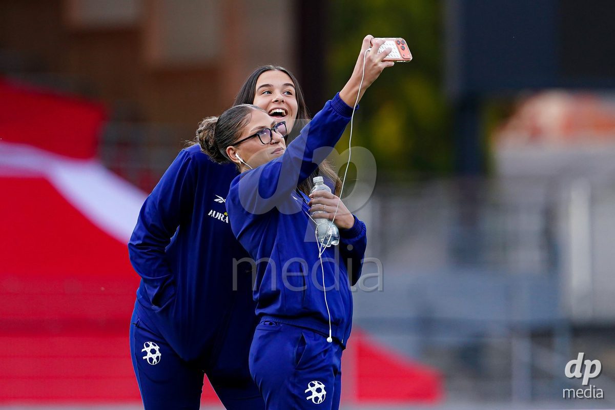 SION, SWITZERLAND - OCTOBER 13: Players of Israel arrival during the FIFA Women´s World Cup European Qualifiers match between Switzerland and Israel at Stade de Tourbillon on October 13, 2026 in Sion, Switzerland.