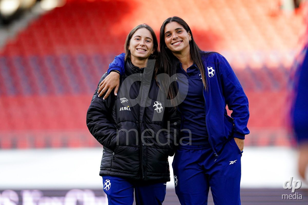 SION, SWITZERLAND - OCTOBER 13: Players of Israel arrival during the FIFA Women´s World Cup European Qualifiers match between Switzerland and Israel at Stade de Tourbillon on October 13, 2026 in Sion, Switzerland.