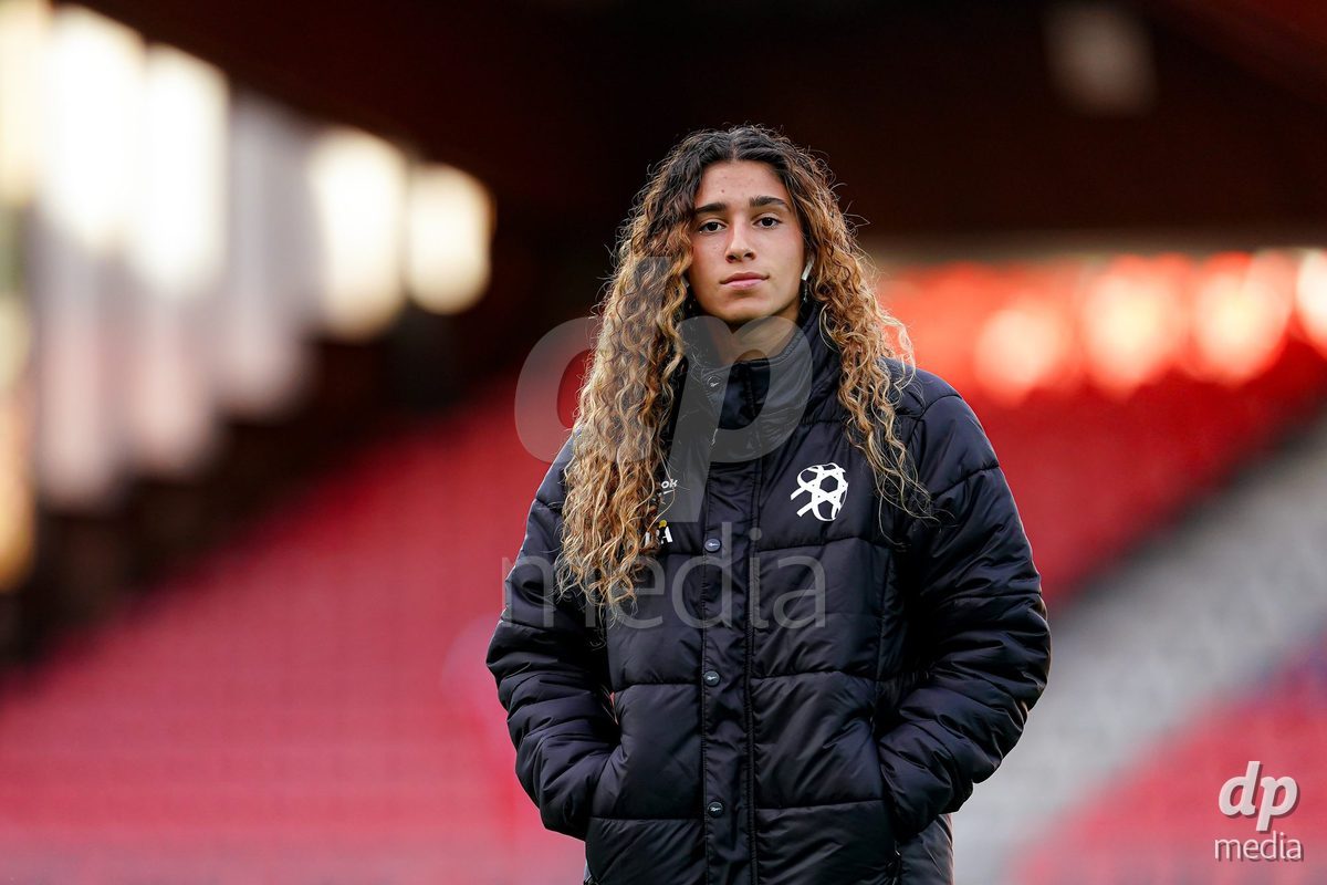 SION, SWITZERLAND - OCTOBER 13: Players of Israel arrival during the FIFA Women´s World Cup European Qualifiers match between Switzerland and Israel at Stade de Tourbillon on October 13, 2026 in Sion, Switzerland.
