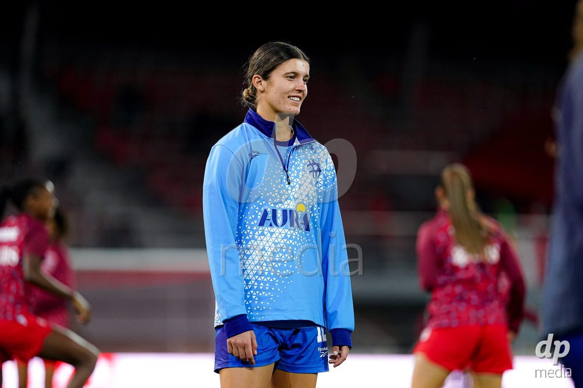 SION, SWITZERLAND - OCTOBER 13: Players of Israel warming up during the FIFA Women´s World Cup European Qualifiers match between Switzerland and Israel at Stade de Tourbillon on October 13, 2026 in Sion, Switzerland.