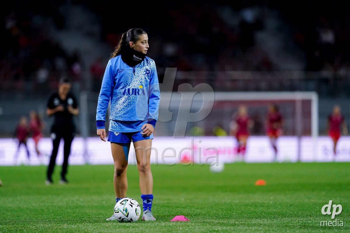 SION, SWITZERLAND - OCTOBER 13: Players of Israel warming up during the FIFA Women´s World Cup European Qualifiers match between Switzerland and Israel at Stade de Tourbillon on October 13, 2026 in Sion, Switzerland.
