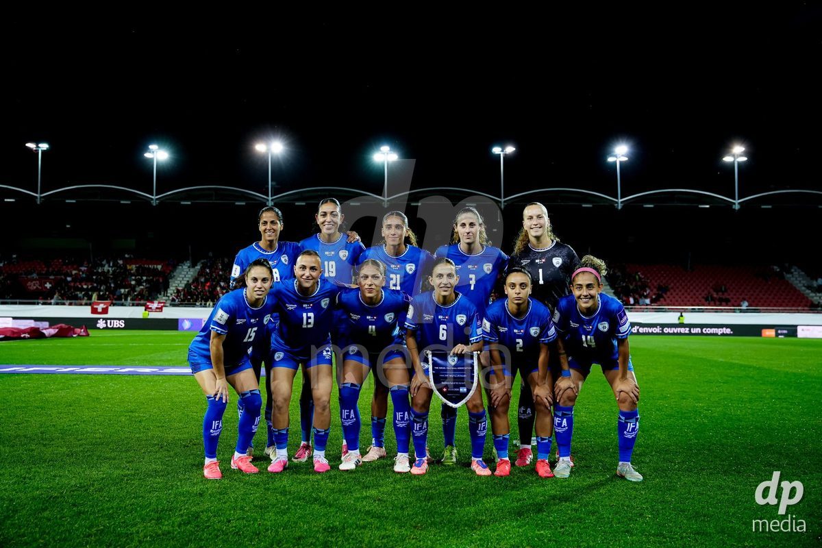 SION, SWITZERLAND - OCTOBER 13: Israel 11 photo during the FIFA Women´s World Cup European Qualifiers match between Switzerland and Israel at Stade de Tourbillon on October 13, 2026 in Sion, Switzerland.