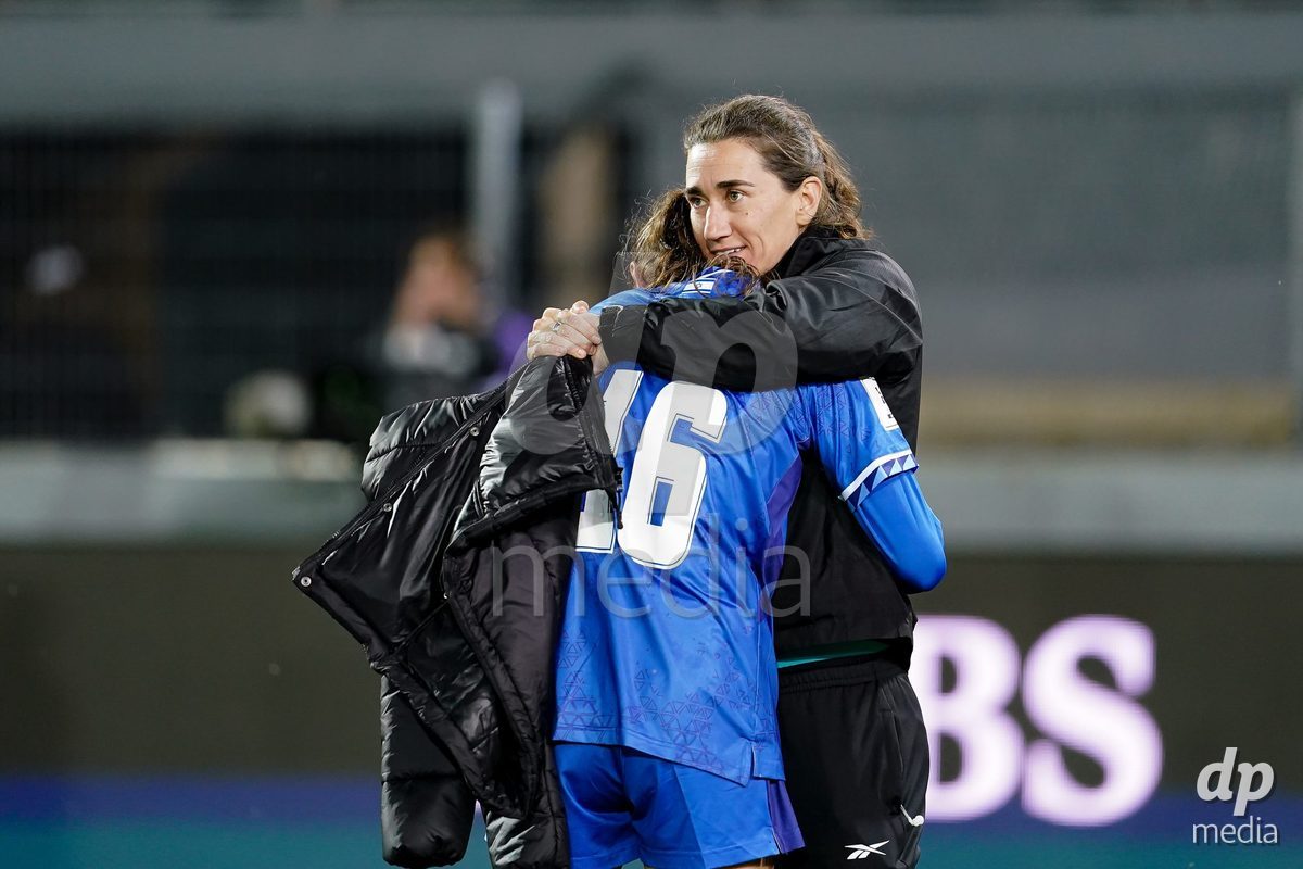SION, SWITZERLAND - OCTOBER 13: Israel after the FIFA Women´s World Cup European Qualifiers match between Switzerland and Israel at Stade de Tourbillon on October 13, 2026 in Sion, Switzerland.