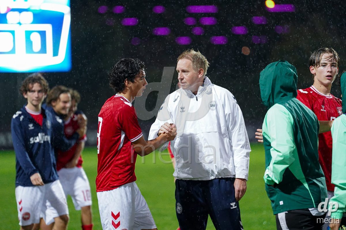 SIDE, TURKIYE - OCTOBER 28: Denmark celebrating after the International Friendly match between Denmark U16 and Saudi Arabia U16 at Emirhan Sport Complex on October 28, 2026 in Side, Turkiye.