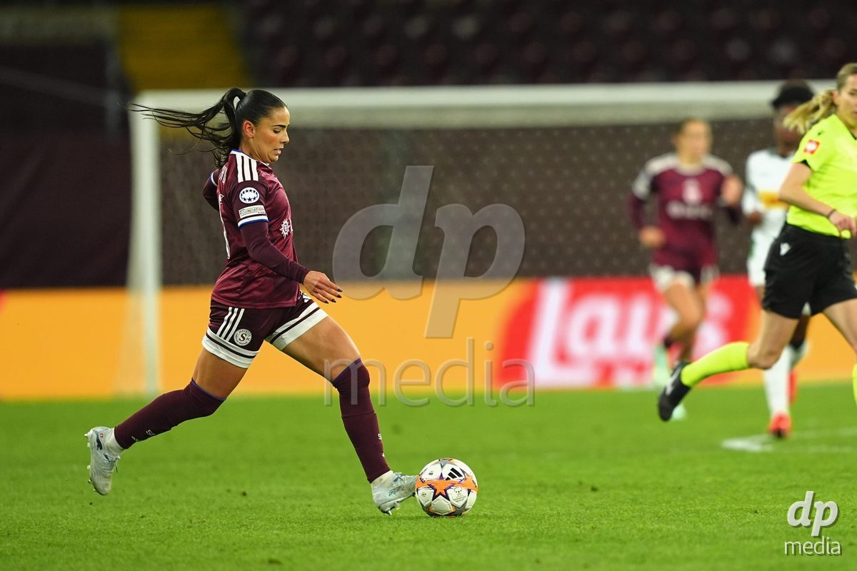 GENEVA, SWITZERLAND - OCTOBER 28: Meriame Terchoun of Servette FC Chenois Feminin during the UEFA Women's Champions League match between Servette FC Chenois Feminin and OH Leuven at Stade de Geneve on October 28, 2026 in Geneva, Switzerland.