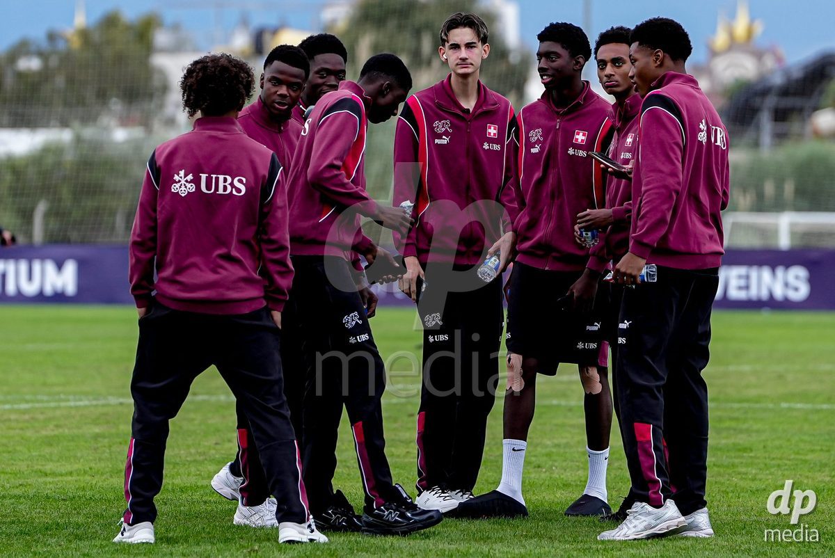 SIDE, TURKIYE - OCTOBER 28: Players of Switzerland arrival prior to the International Friendly match between Switzerland and Turkiye at Emirhan Sport Complex on October 28, 2026 in Side, Turkiye.