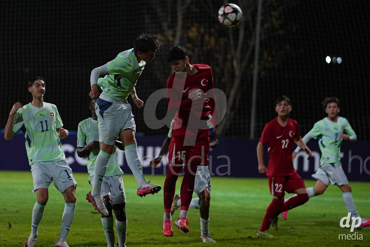 SIDE, TURKIYE - OCTOBER 28: Switzerland scoring teams second goal during the International Friendly match between Switzerland and Turkiye at Emirhan Sport Complex on October 28, 2026 in Side, Turkiye.