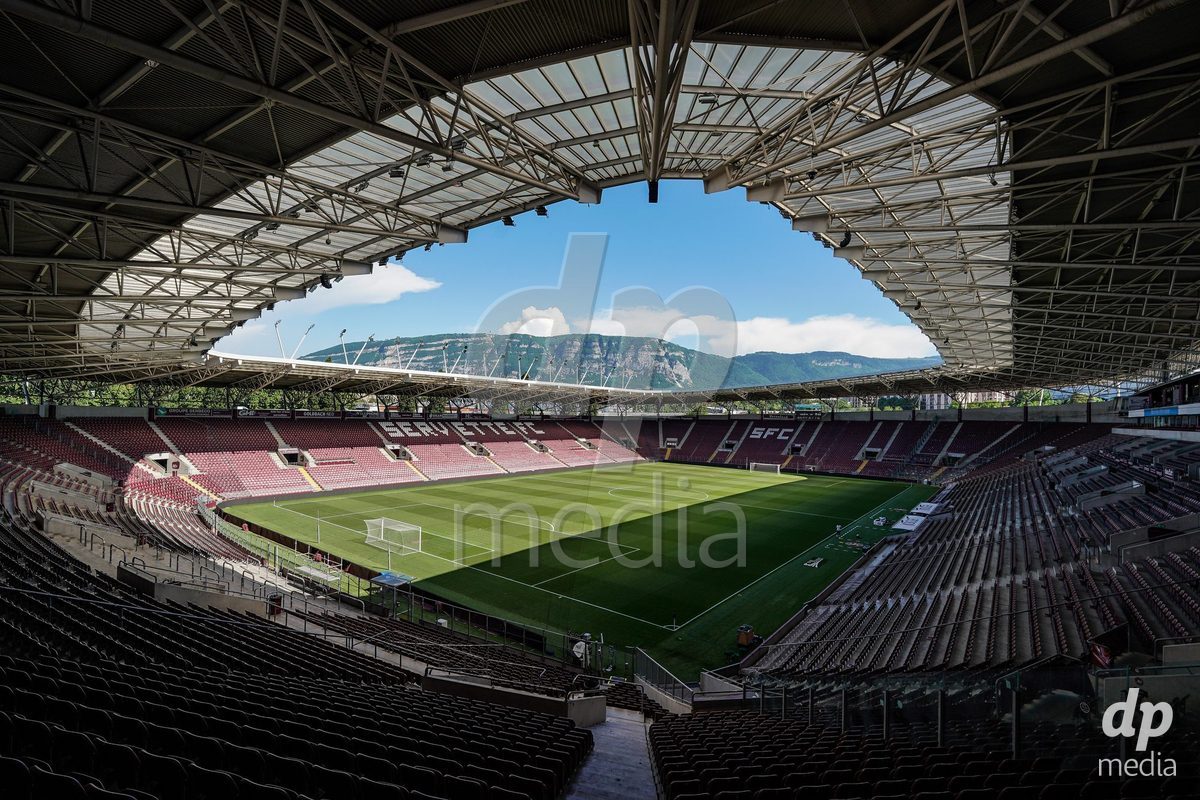 GENEVA, SWITZERLAND - MAY 29: During the AXA Women's Super League match between Servette FC Chenois Feminin and BSC YB Frauen at Stade de Geneve on May 29, 2026 in Geneva, Switzerland.