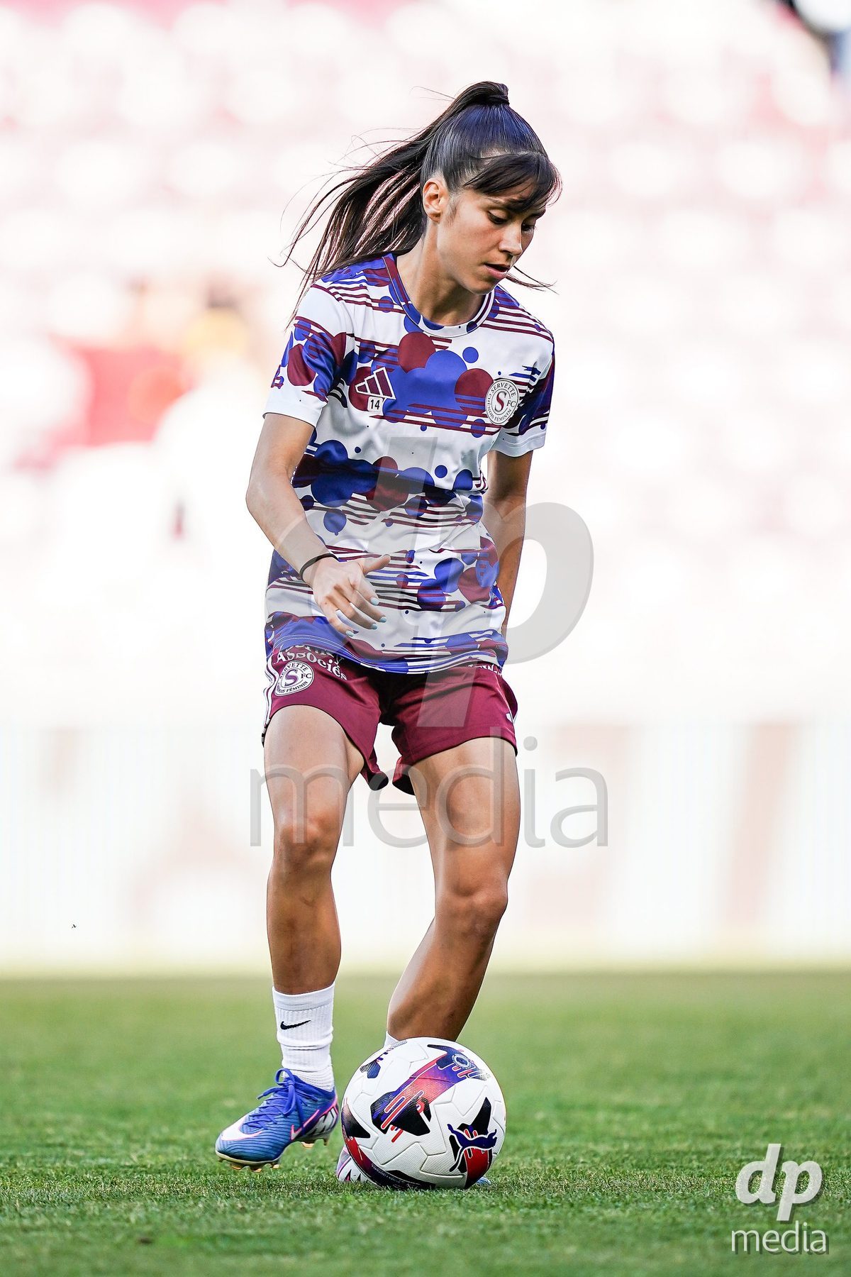 GENEVA, SWITZERLAND - MAY 29: During the AXA Women's Super League match between Servette FC Chenois Feminin and BSC YB Frauen at Stade de Geneve on May 29, 2026 in Geneva, Switzerland.