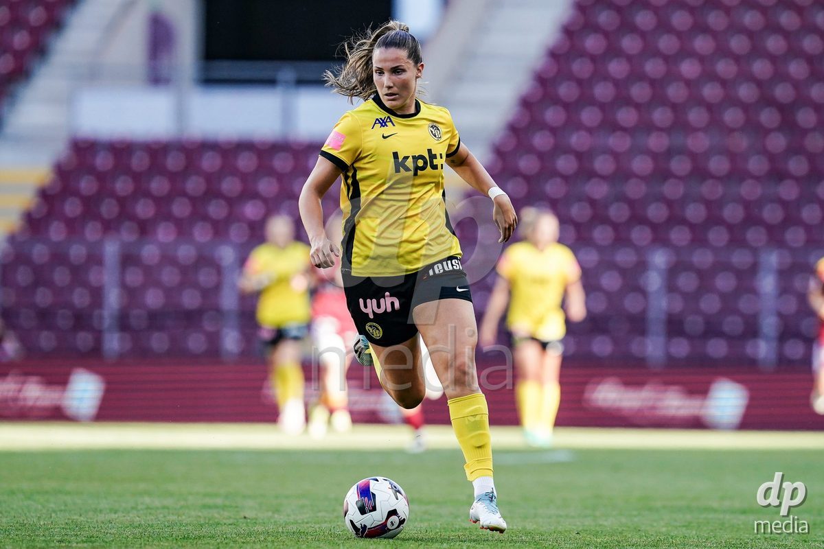 GENEVA, SWITZERLAND - MAY 29: During the AXA Women's Super League match between Servette FC Chenois Feminin and BSC YB Frauen at Stade de Geneve on May 29, 2026 in Geneva, Switzerland.