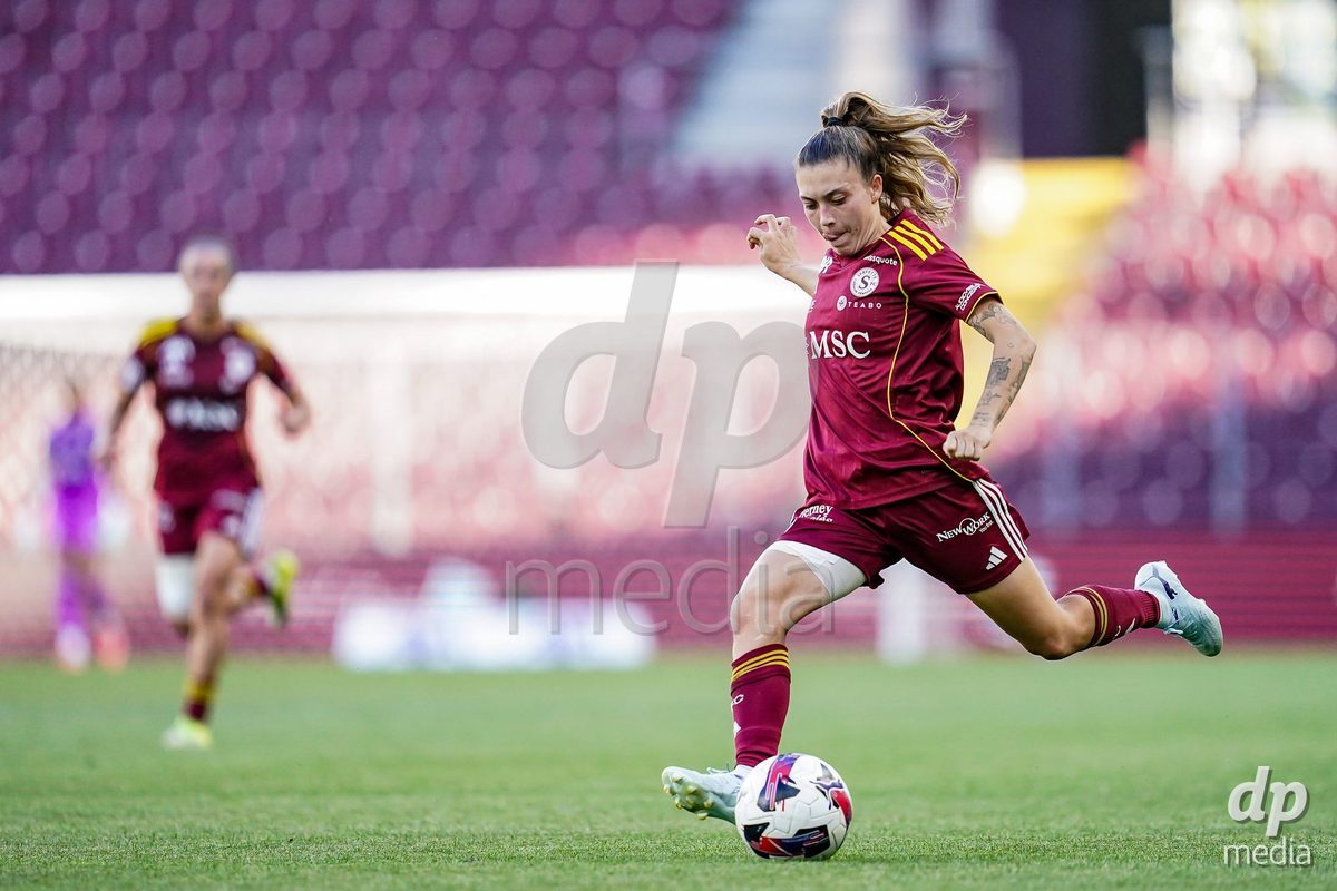 GENEVA, SWITZERLAND - MAY 29: During the AXA Women's Super League match between Servette FC Chenois Feminin and BSC YB Frauen at Stade de Geneve on May 29, 2026 in Geneva, Switzerland.