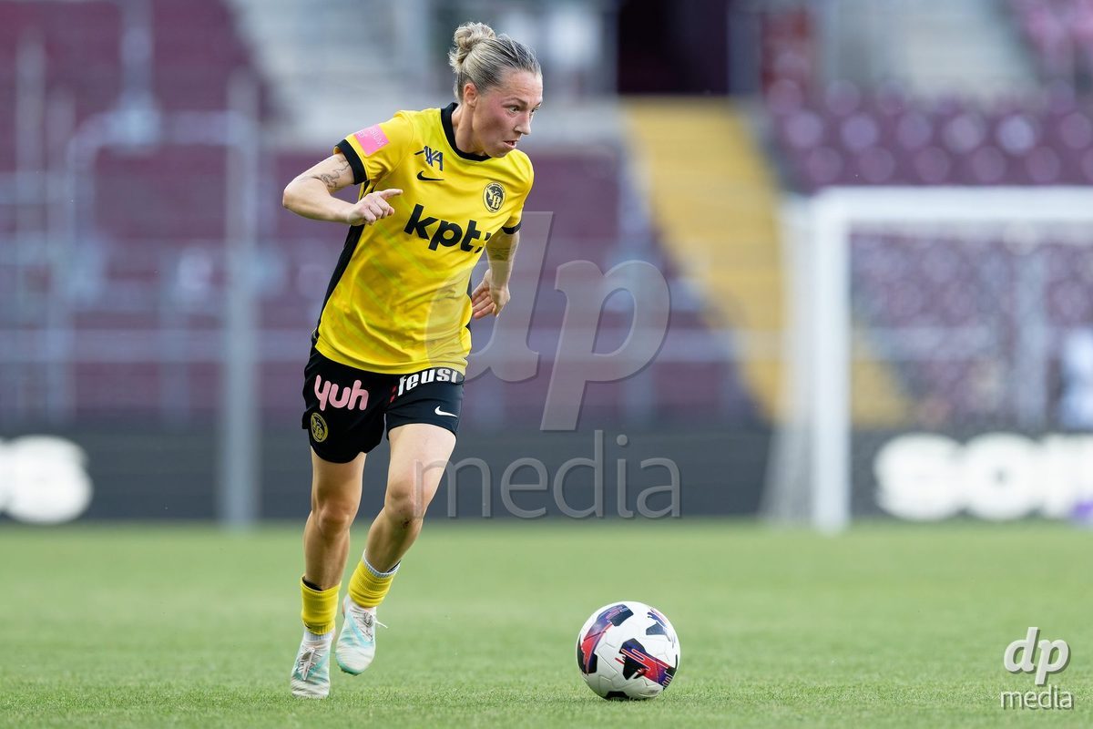 Geneva, Switzerland - May 29 : during the AWSL Final Second Leg match between Servette FC Chenois Feminin  and BSC YB Frauen  at Stade de Geneve on May 29 , 2026 in Geneva, Switzerland.