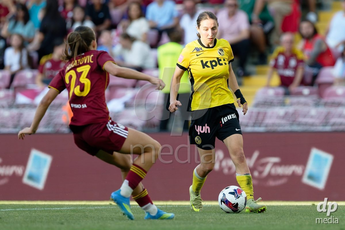 Geneva, Switzerland - May 29 : during the AWSL Final Second Leg match between Servette FC Chenois Feminin  and BSC YB Frauen  at Stade de Geneve on May 29 , 2026 in Geneva, Switzerland.