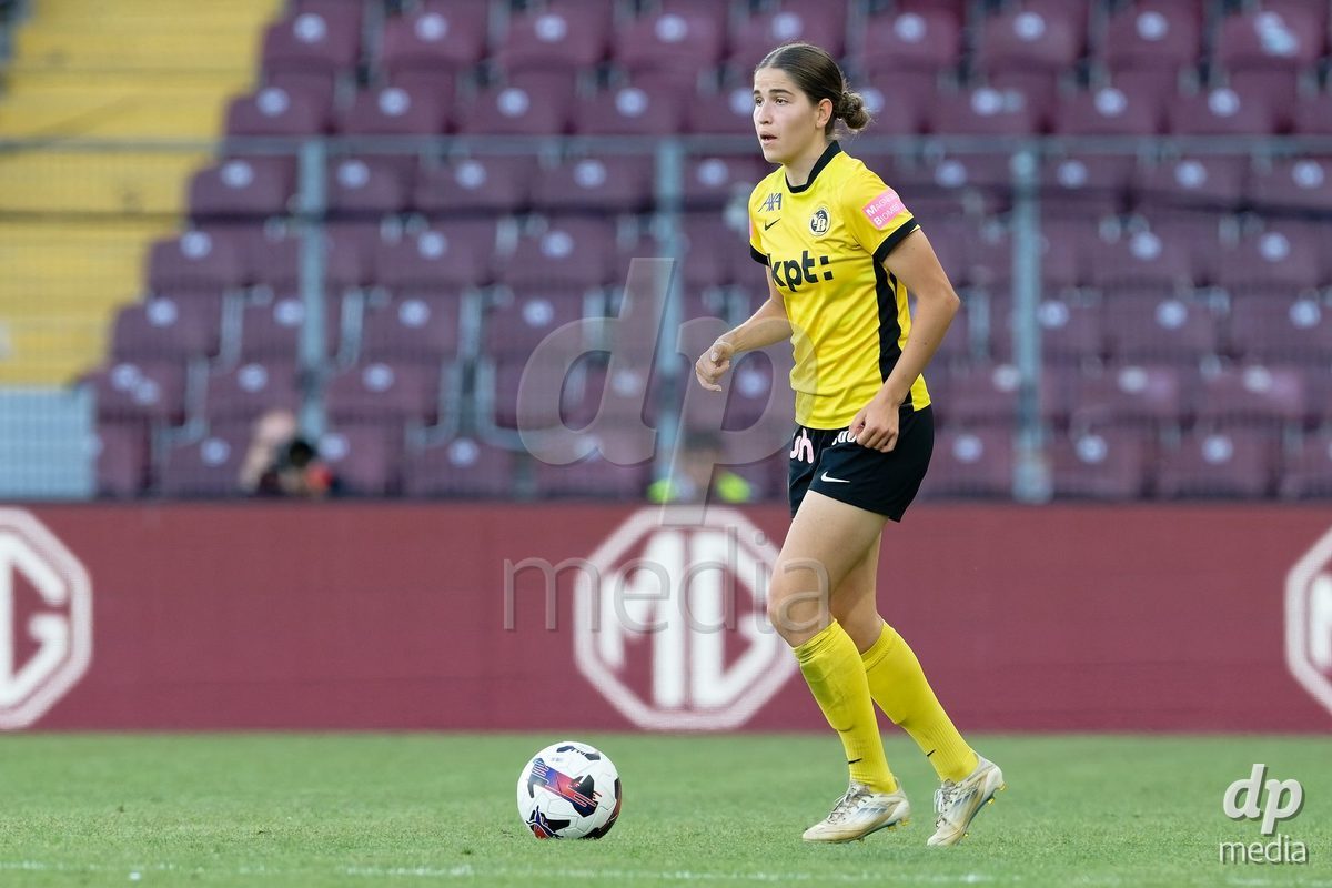 Geneva, Switzerland - May 29 : during the AWSL Final Second Leg match between Servette FC Chenois Feminin  and BSC YB Frauen  at Stade de Geneve on May 29 , 2026 in Geneva, Switzerland.