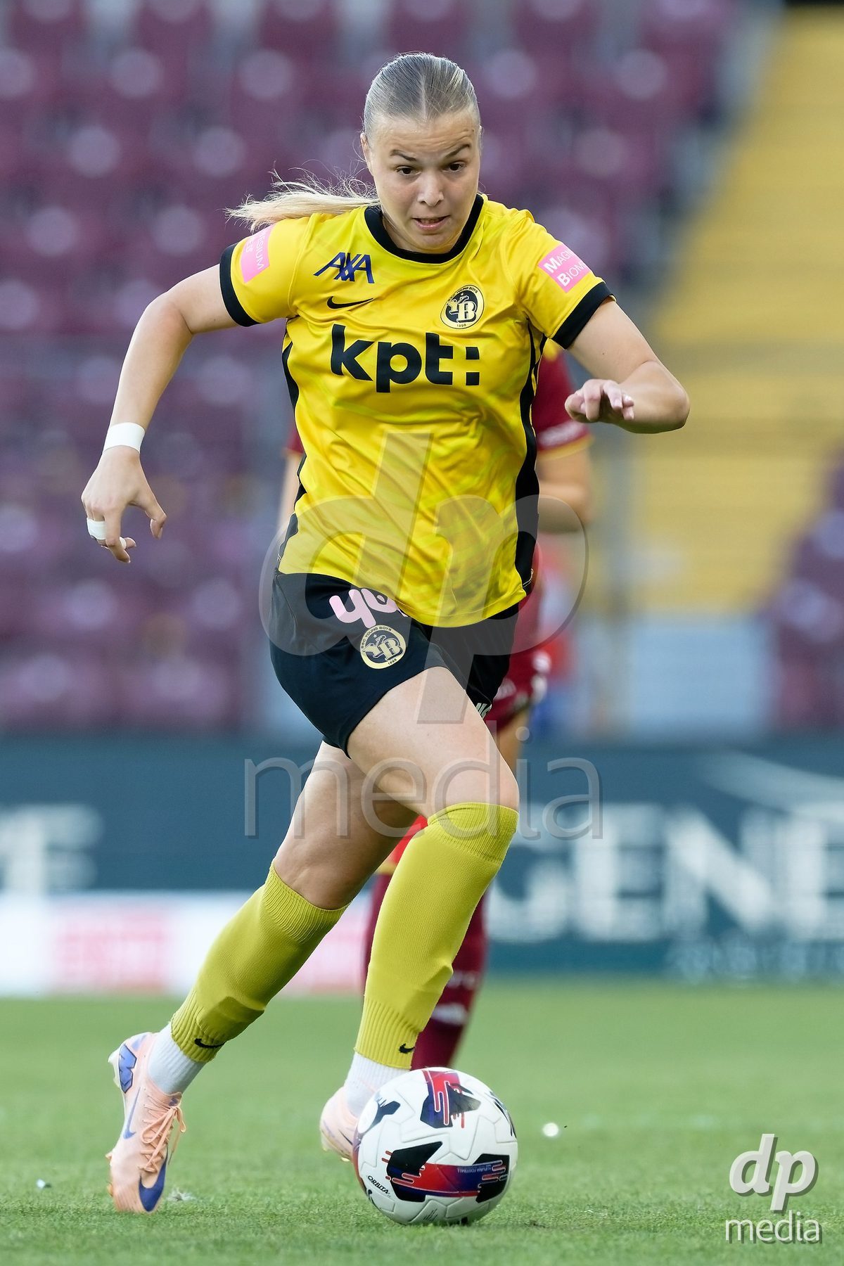 Geneva, Switzerland - May 29 : during the AWSL Final Second Leg match between Servette FC Chenois Feminin  and BSC YB Frauen  at Stade de Geneve on May 29 , 2026 in Geneva, Switzerland.