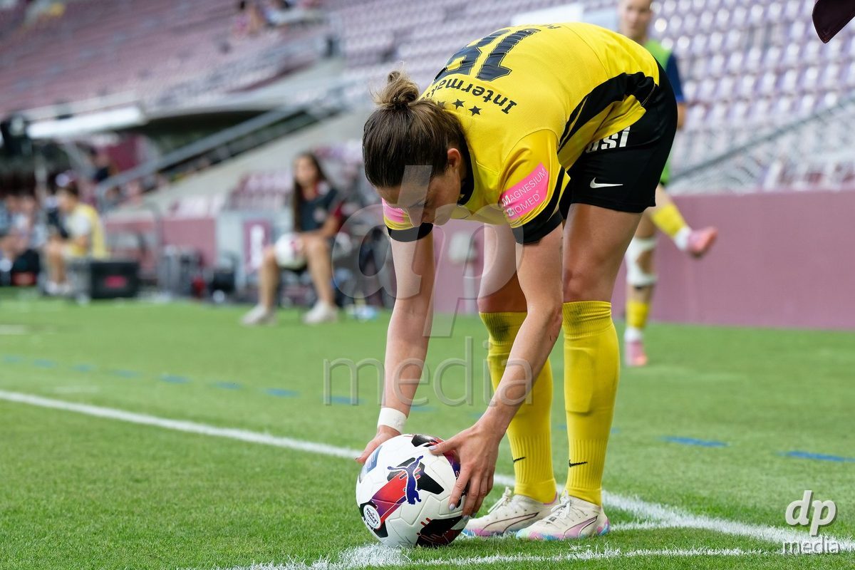 Geneva, Switzerland - May 29 : during the AWSL Final Second Leg match between Servette FC Chenois Feminin  and BSC YB Frauen  at Stade de Geneve on May 29 , 2026 in Geneva, Switzerland.