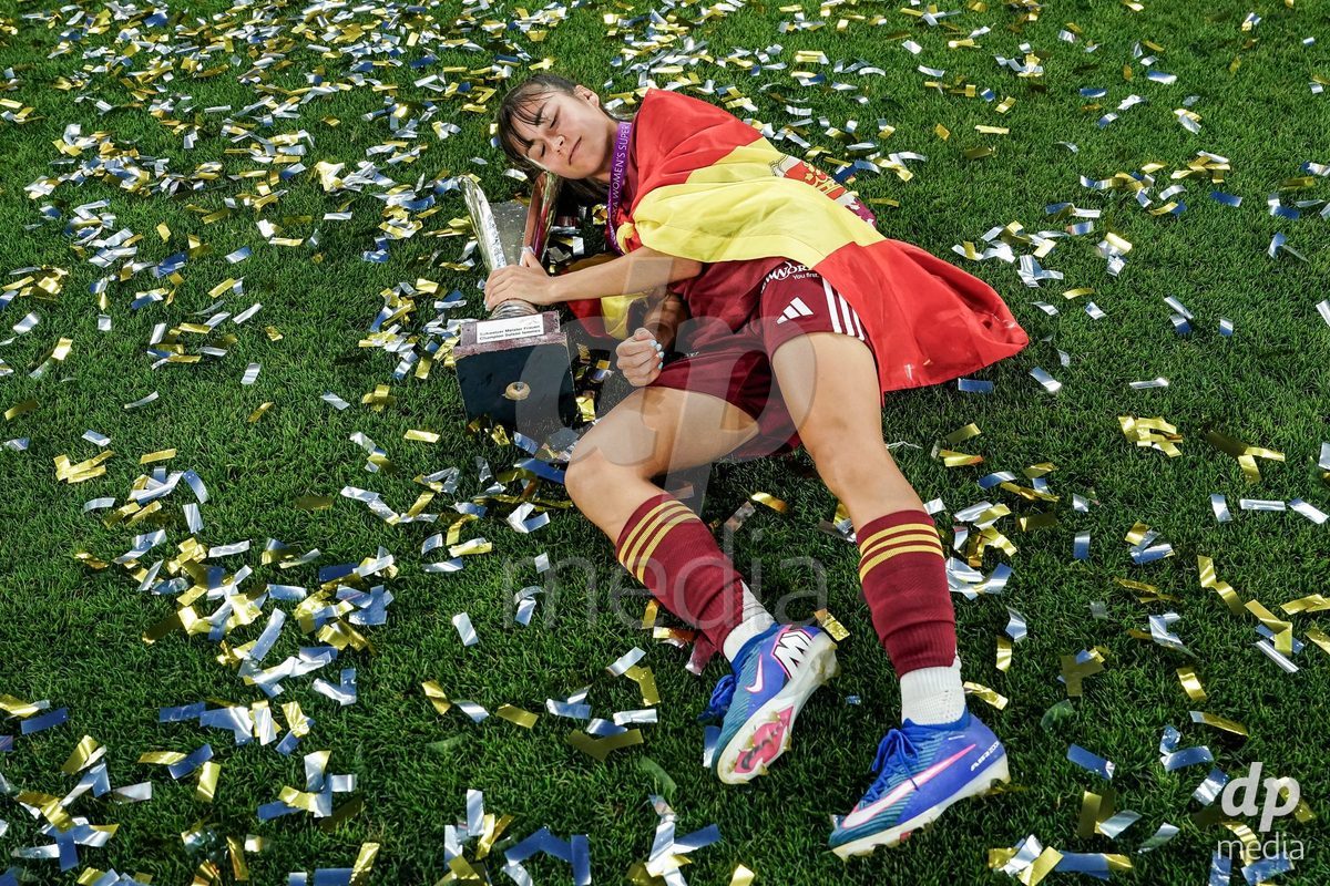 GENEVA, SWITZERLAND - MAY 29: Celebration of team Servette after winning the Final of the AXA Women's Super League match between Servette FC Chenois Feminin and BSC YB Frauen at Stade de Geneve on May 29, 2026 in Geneva, Switzerland.