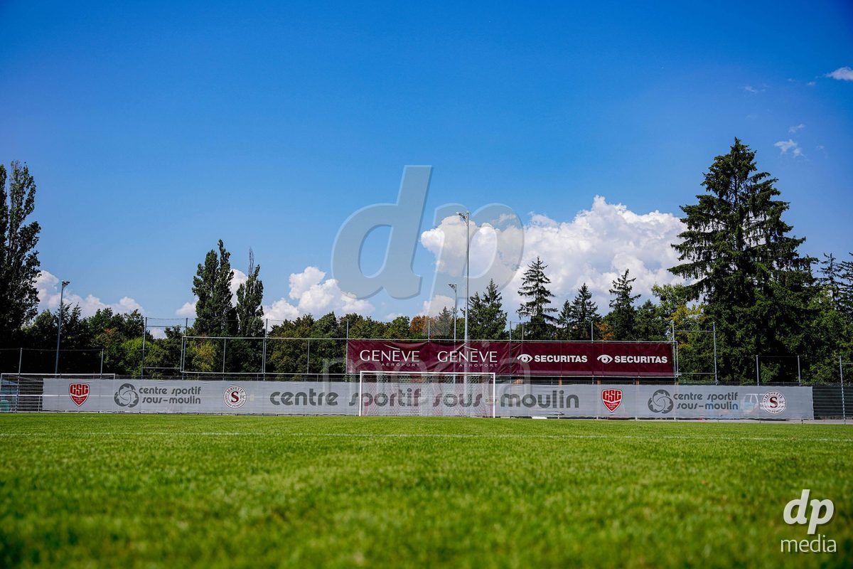 Switzerland: AXA Womens Super League 2026/27, Servette FC Chenois Feminin vs FC Aarau Frauen - Stade des Trois-Chene, Chene-Bourg: Panoramic view of Stade des Trois-Chene
