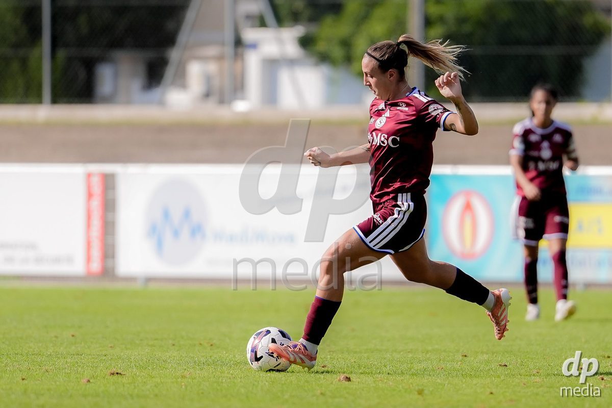 Switzerland: AXA Womens Super League 2026/27, Servette FC Chenois Feminin vs FC Aarau Frauen - Stade des Trois-Chene, Chene-Bourg: Gloria Marinelli (Servette FC Chenois Feminin) in action.