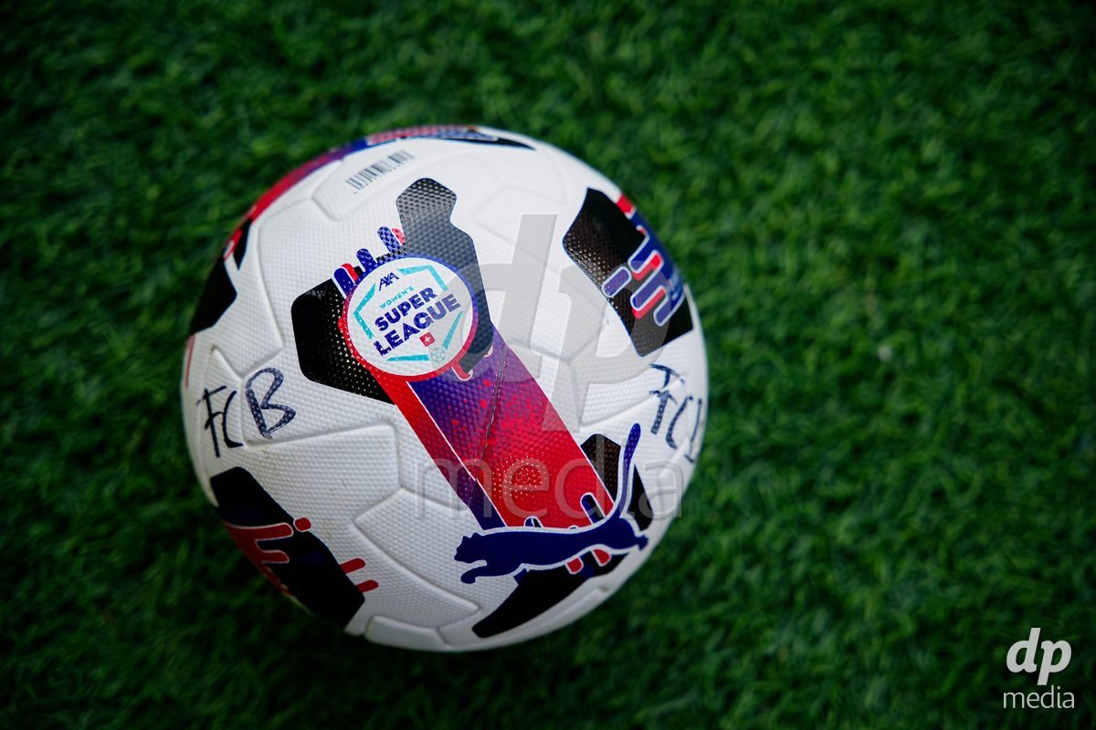 Switzerland: AXA Womens Super League 2026/27, FC Basel 1893 vs BSC YB Frauen - St. Jakob-Park, Basel: AXA Womens Super League official match ball