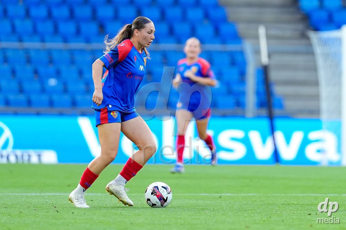 Switzerland: AXA Womens Super League 2026/27, FC Basel 1893 vs BSC YB Frauen - St. Jakob-Park, Basel: Mara Tauriello (11 FC Basel 1893) in action.