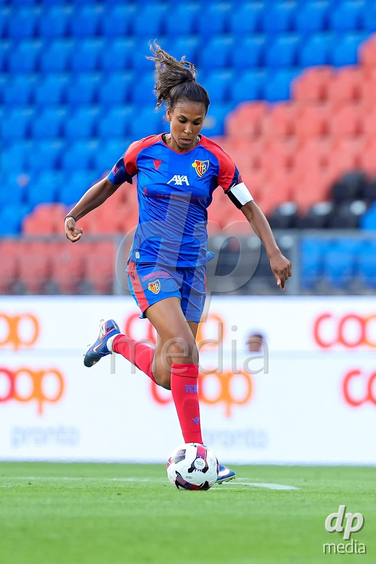 Switzerland: AXA Womens Super League 2026/27, FC Basel 1893 vs BSC YB Frauen - St. Jakob-Park, Basel: Coumba Sow (18 FC Basel 1893) in action.