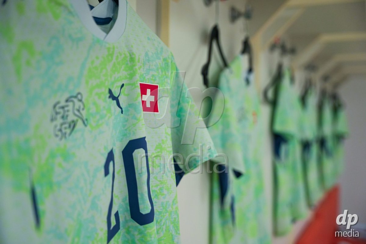 SIDE, TURKIYE - OCTOBER 31: General view inside the dressind room of Switzerland prior to the International Friendly tournament football match between Portugal U16 and Switzerland U16 at Emirhan Sport Complex on October 31, 2026 in Side, Turkiye.