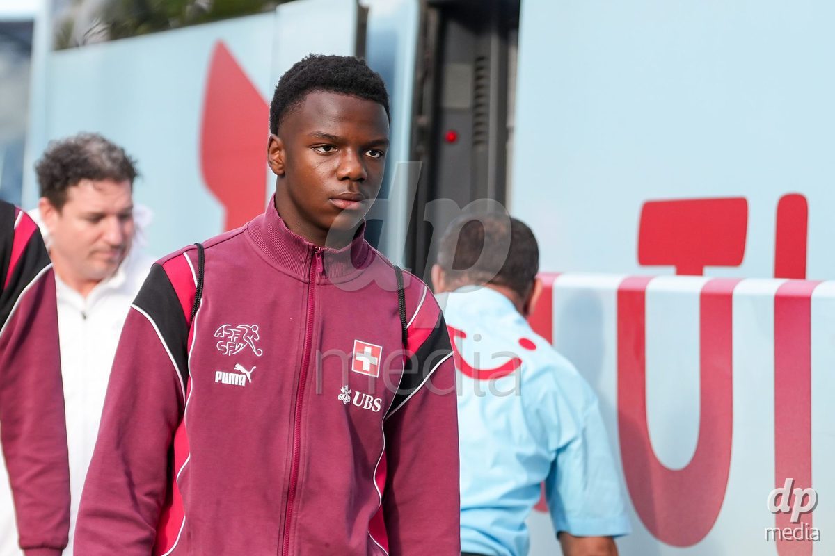 SIDE, TURKIYE - OCTOBER 31: Players of Switzerland arrive prior to the International Friendly tournament football match between Portugal U16 and Switzerland U16 at Emirhan Sport Complex on October 31, 2026 in Side, Turkiye.
