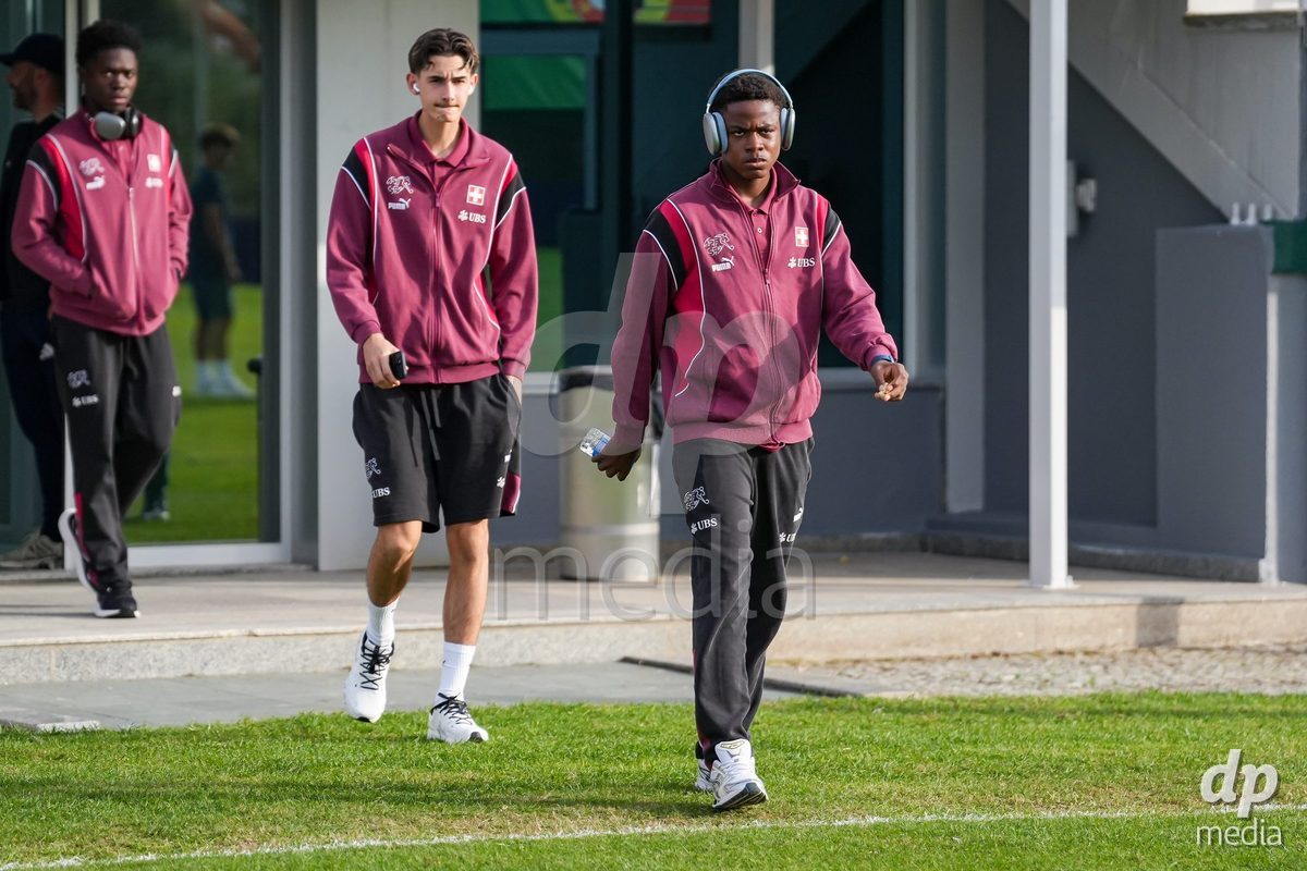 SIDE, TURKIYE - OCTOBER 31: Players of Switzerland arrive prior to the International Friendly tournament football match between Portugal U16 and Switzerland U16 at Emirhan Sport Complex on October 31, 2026 in Side, Turkiye.