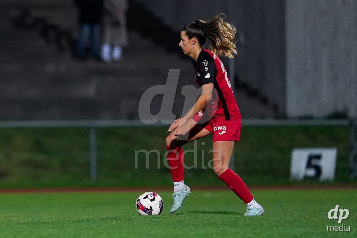 LUZERN, SWITZERLAND - OCTOBER 31: Celia Hofer of FC Aarau Frauen scoring teams second goal during the AXA Women's Super League match between FC Luzern and FC Aarau Frauen at Hubelmatt on October 31, 2026 in Luzern, Switzerland.